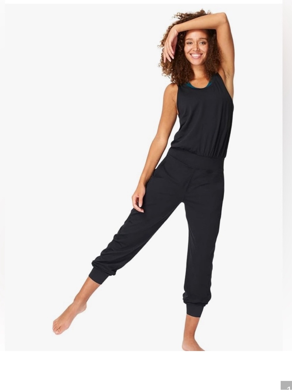 Sweaty Betty Gary jumpsuit Women’s Black Casual Jogger Jumpsuit